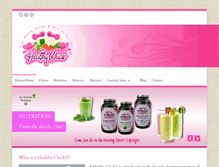 Tablet Screenshot of healthychick.com